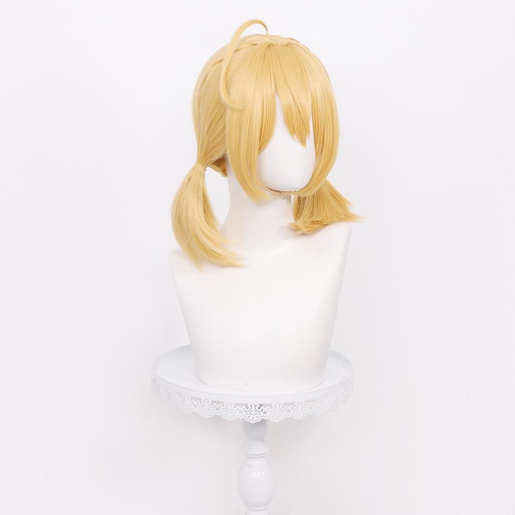 Shangni Si Fumigen Yellow Twin Tails Kotori Cosplay Wig - Blue Archive Simulation Scalp
