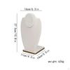 PU Leather Necklace Display Upright Bust Easy to
