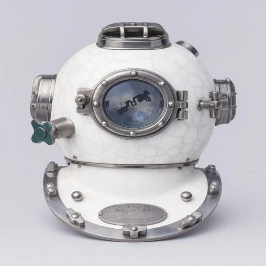 Mark V Taucherhelm 45,72 cm Nautisches maritimes Dekor Vintage Tiefseetaucherhelm