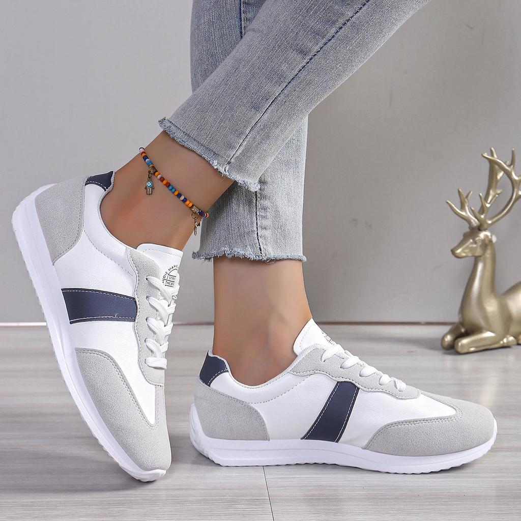 Fashion Autumn Women's Casual Shoes 2024 New Lace Up Flats Outdoor Sneakers for Women Platform Shoes Light Casual Women's Running Shoes