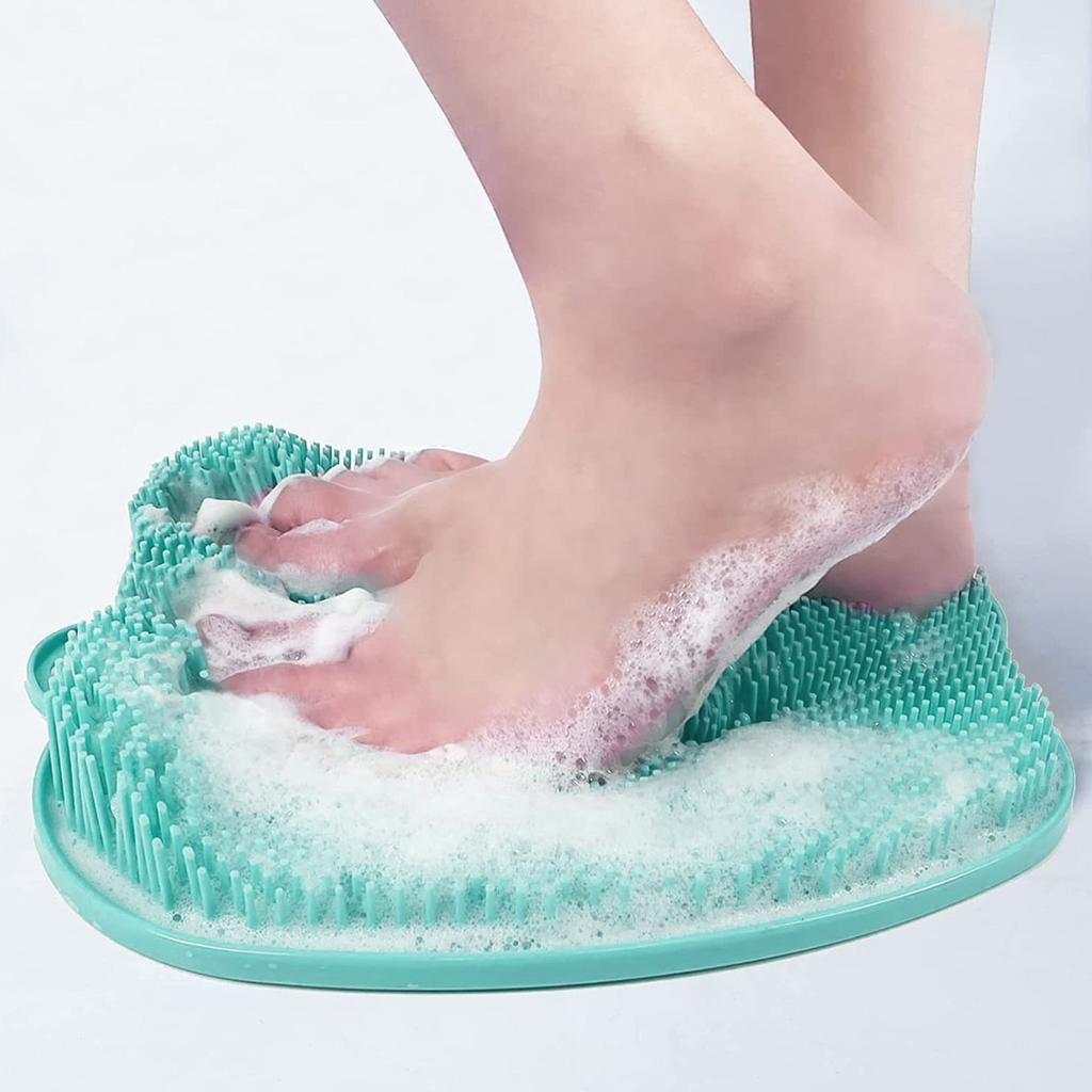 Shower Foot Scrubber Prevent Slip Suction Cup Fatigue Relief Bath Foot Wash  R for Pregnant Women Elderly