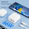 Huawei 66W Original Fast Charger Set with 6A Cable for Super Flash Charge Compatibility