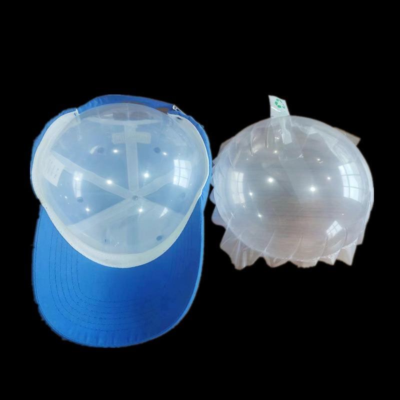 100Pcs Waterproof Anti-Pressure Inflatable Pocket Children Caps Bra Air Bag Bubble Protective BagRound Hat Inflatable Bags Pressure Resistant Airbag
