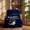 Millonarios FC Custom Flannel Blankets Soft Warm Cozy Throws for Home Decor Holiday Gifts