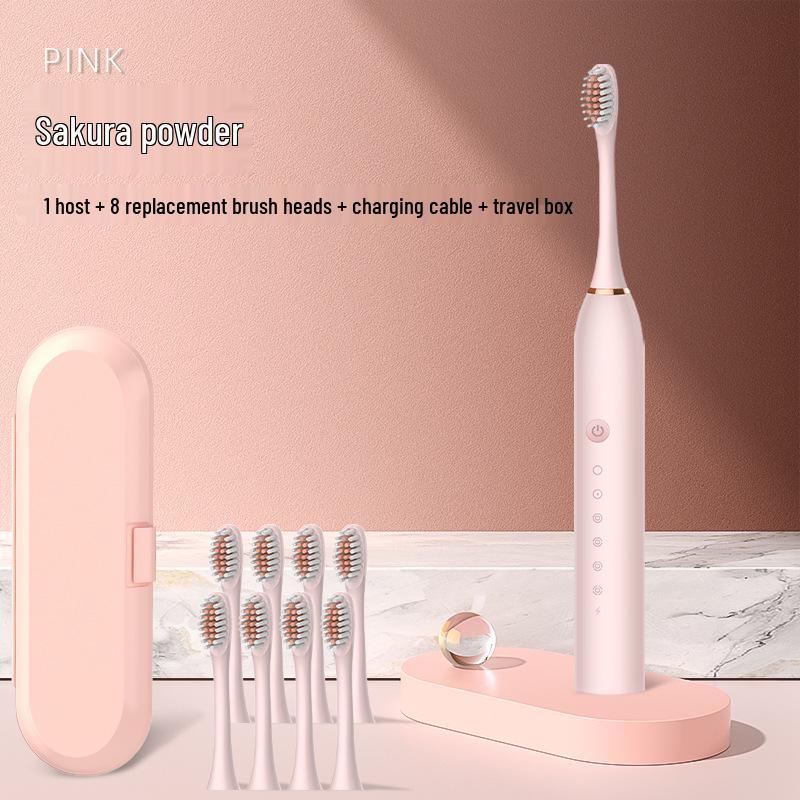 Rechargeable Sonic Electric Toothbrush for Adults: Soft Bristle, Smart, Couple-Friendly Model.
