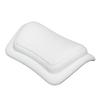 Bath Pillow High Elastic Soft Relaxing Portable Bathtub Pillow for Arc Round Oval Tubs White Length 31cm Width 20cm