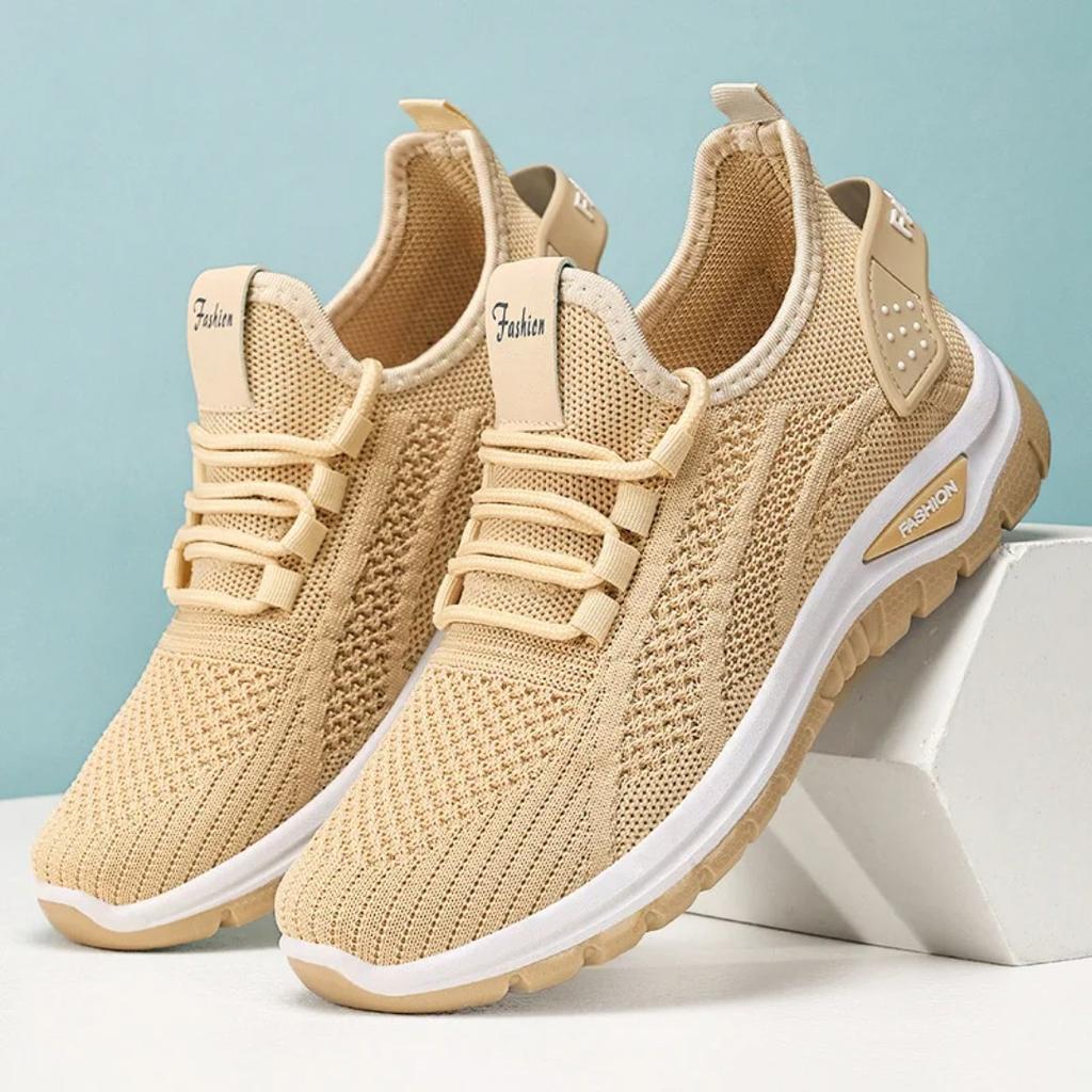 Casual Women'S Sports Shoes, Fashionable Shoes, Breathable Round Toe Flat Shoes, Women'S Running Sports Shoes, Flat Shoes