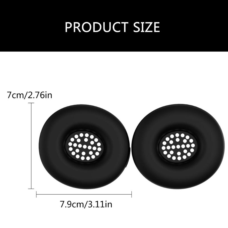 EarPads Silicone Ear Cushions Replacement Protective Cover for 4 Headphone (1Pair)