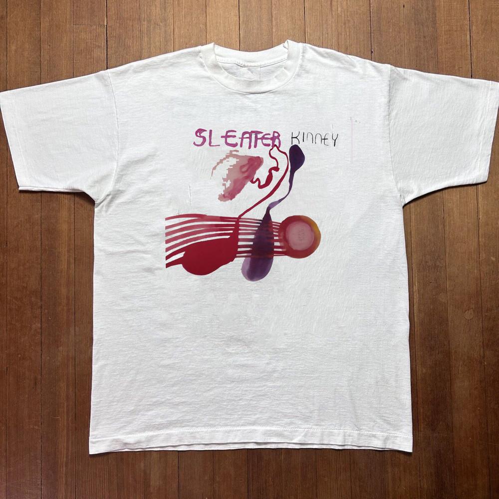 Sleater-Kinney Gift For Friends White T-Shirt Cotton All Size Unisex T-Shirt XXL