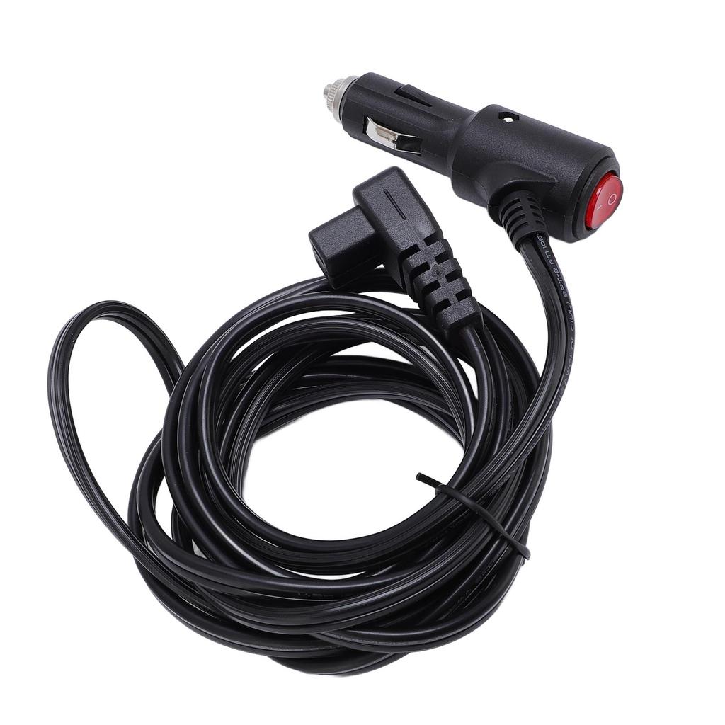 Car Refrigerator Charger for Freezer with Red Switch Indicator RV Supplies 3meter Long