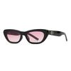 Spring Cat-Eye Sunglasses Modern Narrow Frame Butterfly-Shaped Glasses Trendy Cross-Border Eyewear 9160