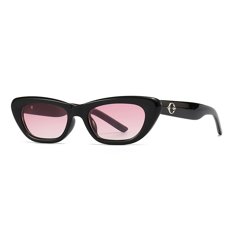 Spring Cat-Eye Sunglasses Modern Narrow Frame Butterfly-Shaped Glasses Trendy Cross-Border Eyewear 9160
