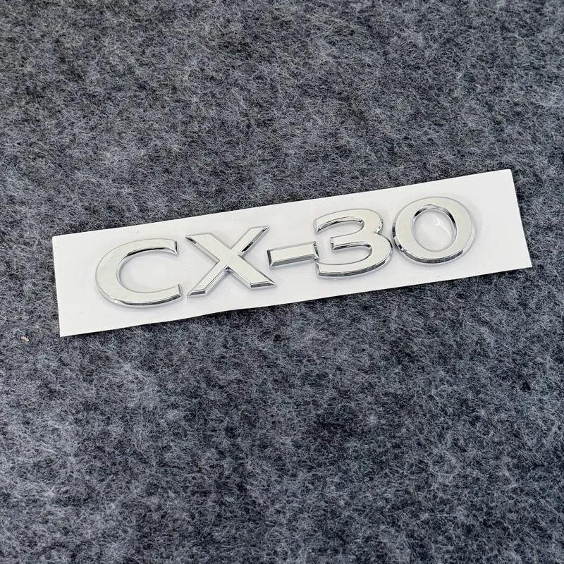 ABS Car Front Grille Eemblem Rear Trunk Badge Sticker For Mazda CX-50 cx30 Chrome silvery Original car color Logo Accessories kyljh99