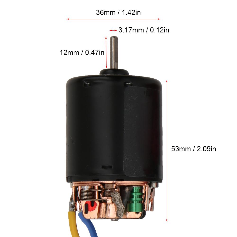 540 Waterproof Brushed Motor with Center Gearbox Assembly for 1 10 SCX10 RC 4WD D90 Crawler35T