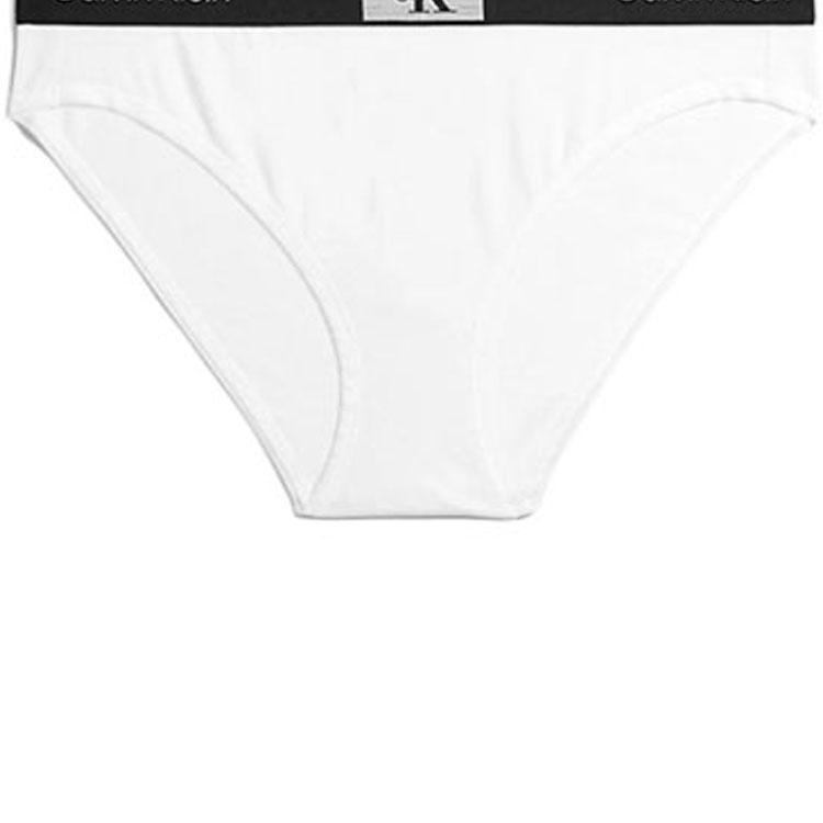Calvin Klein Modern Attraction 1996 Logo Print Wireless Triangle Cup Lingerie Set Women Lingerie White QF7218-100+QF7222-110
