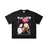 T-shirt unisexe en coton épais 260 g/m², fil double 32, 100 % coton, impression originale Takopis Sin V1