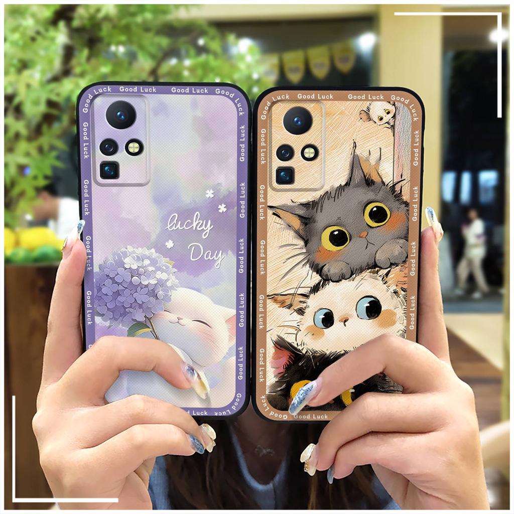 Full Wrap Phone Pouch Phone Case For Infinix Zero X/X Pro/X6811/X6811B Durable Anti-knock Graffiti Dirt-resistant Cute