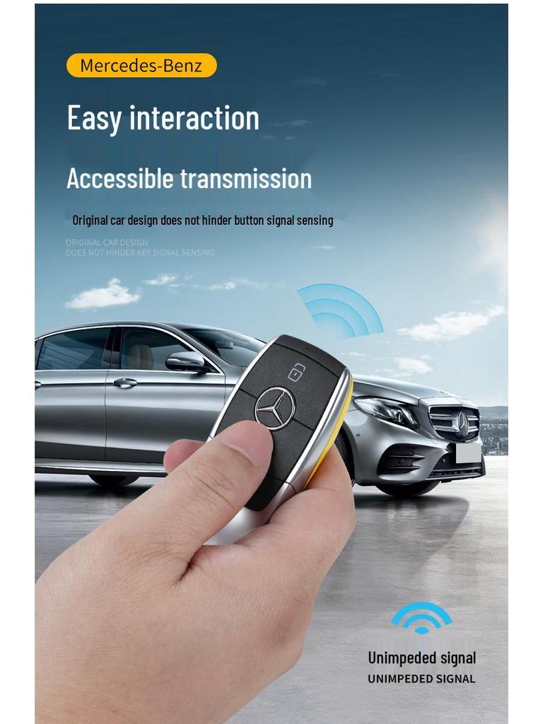 Ανταλλακτικό Πίσω Κάλυμμα σε Στυλ AMG για Κλειδί Mercedes - Συμβατό με E-Class, C-Class, GLC-Class, A-Class, GLE