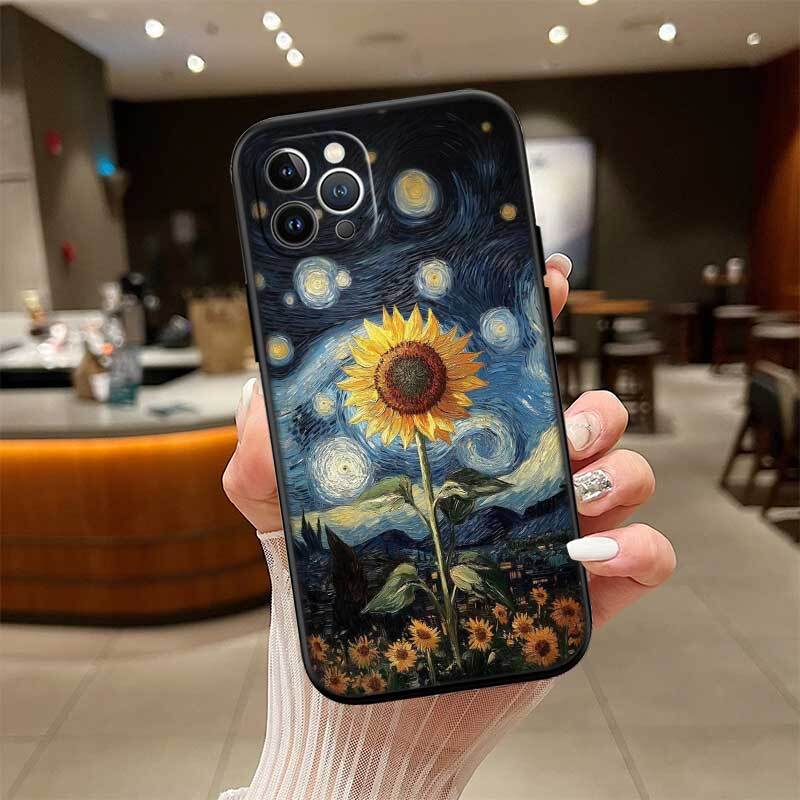 Starry Night Van Gogh Phone Case for Redmi Note 12 12S 12C 13 13C 13R 14 14S 14R 14C 11A 13X A3 A3X A4 A5 Pro Max Plus