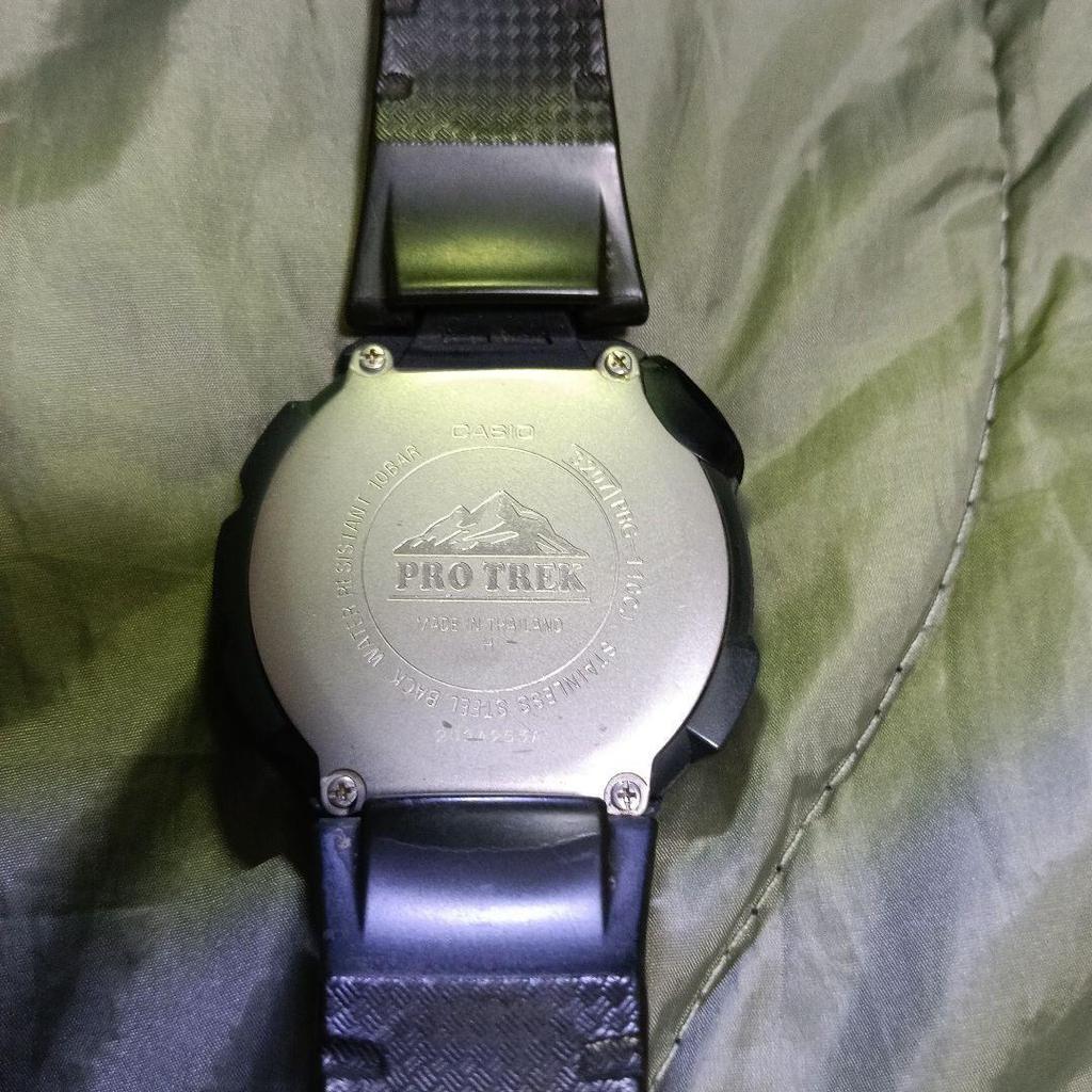 Used CASIO PRO TREK Triple Sensor Tough Solar PRG-110CJ