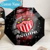Custom Name Umbrella Necaxa Football Design Umbrella 8-Frame for Travel, Camping, Casual Lightweight Portable, Essential for Family Gifts
