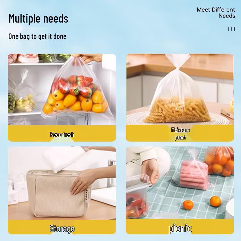 MIAOJIE Thick PE Fresh-keeping Bags