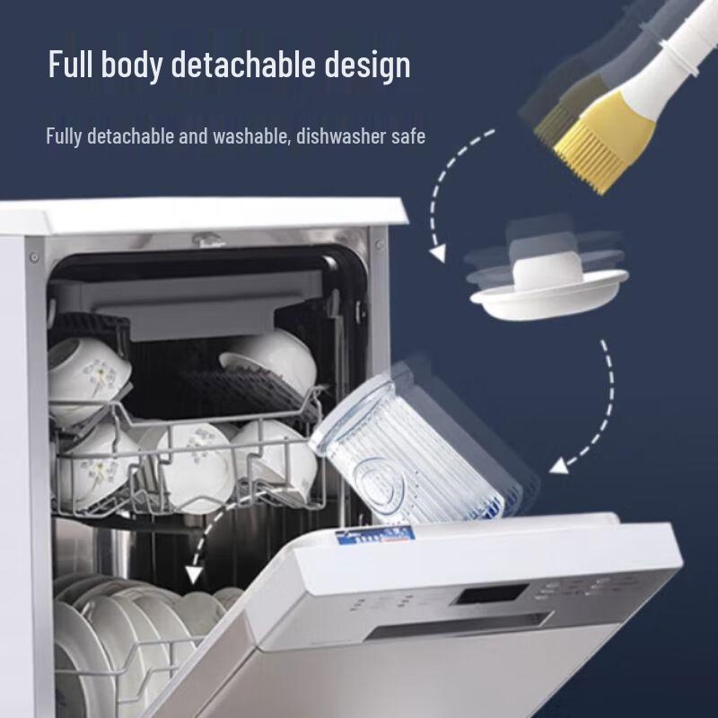 Hochtemperatur-Silikonpinsel mit Flasche