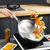 Frying Pan Reusable Nonstick Stainless Steel Frying Pan Dishwasher Oven Safe Suitable for Home Restaurant Cooking Kitchen Tools