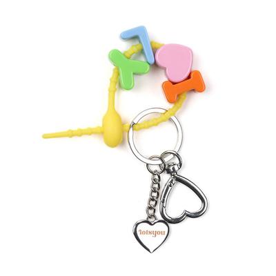 LOTS YOU lotsyou_LY Hearts Keyring Yellow