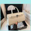 Minimalist Women Tote Bag With Stitching Detail And Shoulder Strap