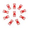 10/20pcs 6mm Plastic Mini Buckle DIY Doll Bags Buckle Handmade Backpack Button Bracelet Dog Collar Strap Buckle Webbing Supplies
