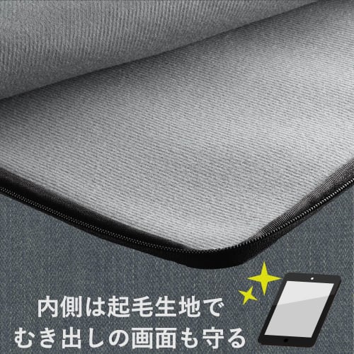 ELECOM Computer Case PC Case 15.6 Inch (MacBook Pro 15) Case with Storage Handle Gray BM-IBCH15GY