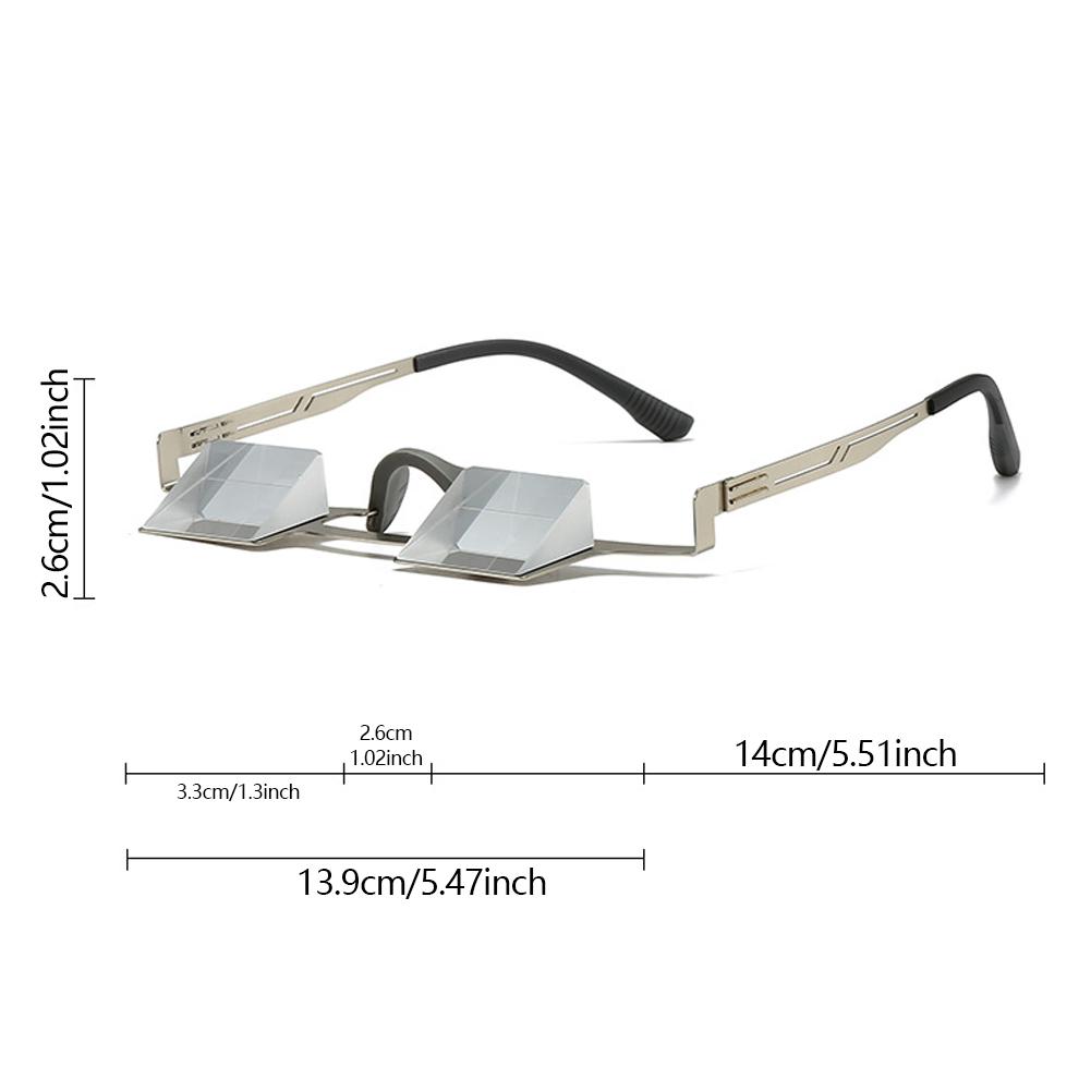 Upgrade Ultra-light Lazy Fishing Glasses Lying Watching TV Horizontal Reading Mirror for Outdoor Rock Climbing Practical Eyewear