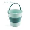 Tragbarer, faltbarer Wascheimer für Zuhause, Auto, Verwendung aus Kunststoff, Angeln im Freien, verdickter, faltbarer Eimer