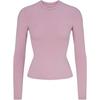 Cotton Jersey Long Sleeve T-Shirt Women Tops Dusk AP-TSH-0647-DSK
