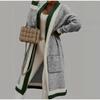 Thick Hooded Knit Women Cardigan Sweater Spring Autumn Winter Knitted Soft Loose Coat Long Cardigans