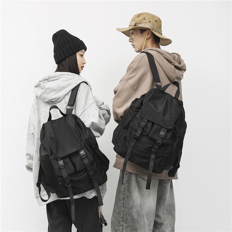 Large Capacity Oxford Fabric Backpack For Men Street Fashion Trend Wear-resistant Multiple Pockets