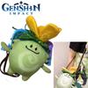 Aramani Genshin Impact Cartoon Plush Shoulder Bag Portable Outdoors Gift Fans