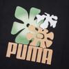 Puma Basic Graphic Flower Comfortable Casual Printed Short Sleeve T-Shirt Men Tops Black 68436701