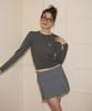 SALON DE YOHN Logo Basic Knit_ Gray