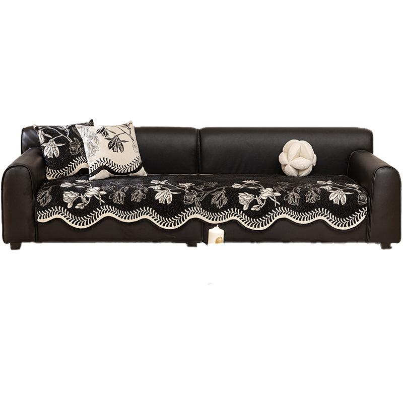 Special-Shaped Sofa Cushion, Advanced Sense Irregular Non-Slip Seat Cushion  New Four-Season Universal Leather Sofa Cover Cover Cloth