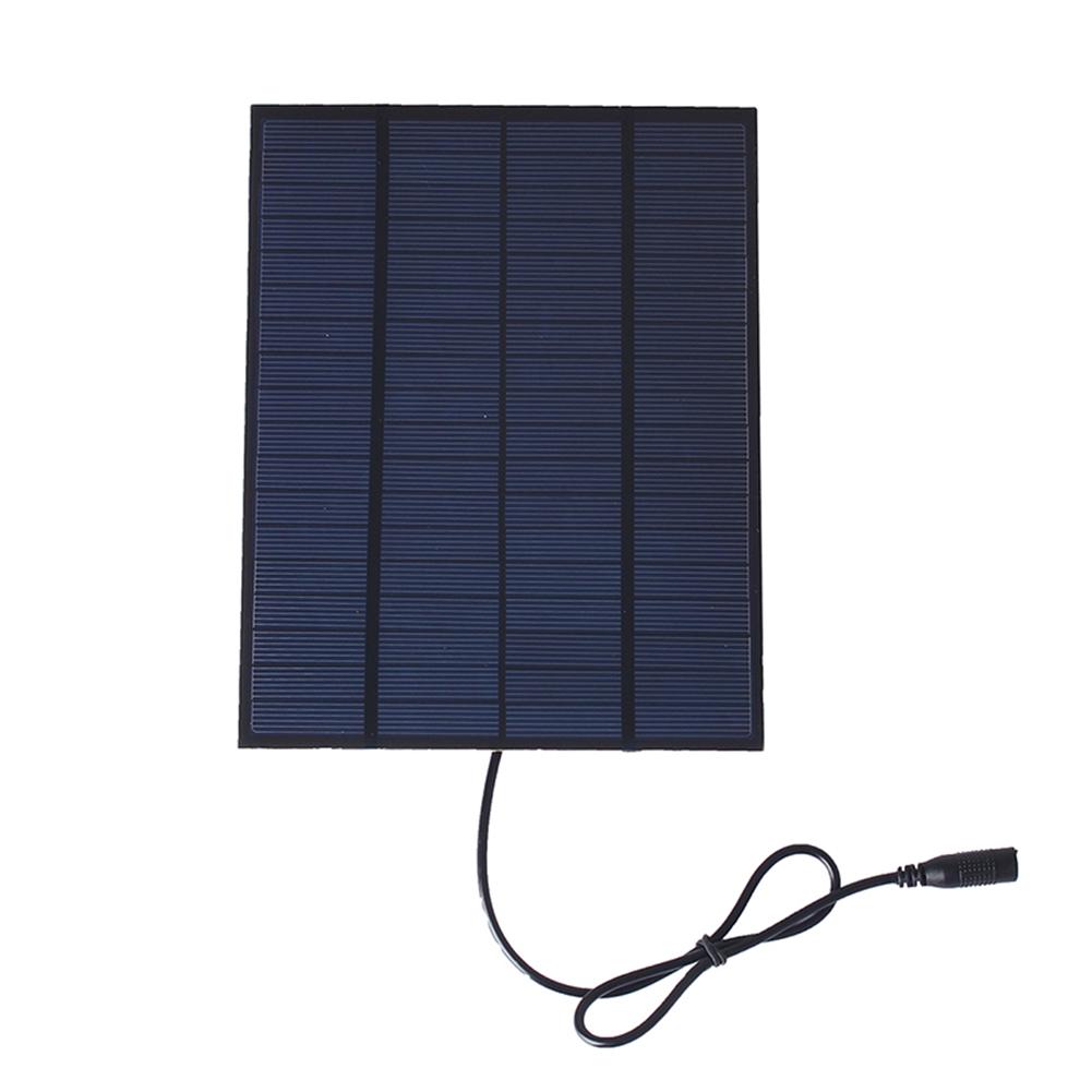 Buy 5.5W 18V Silicon Solar Panel Module Charger with Battery Clip for 12V Car Camping Boat