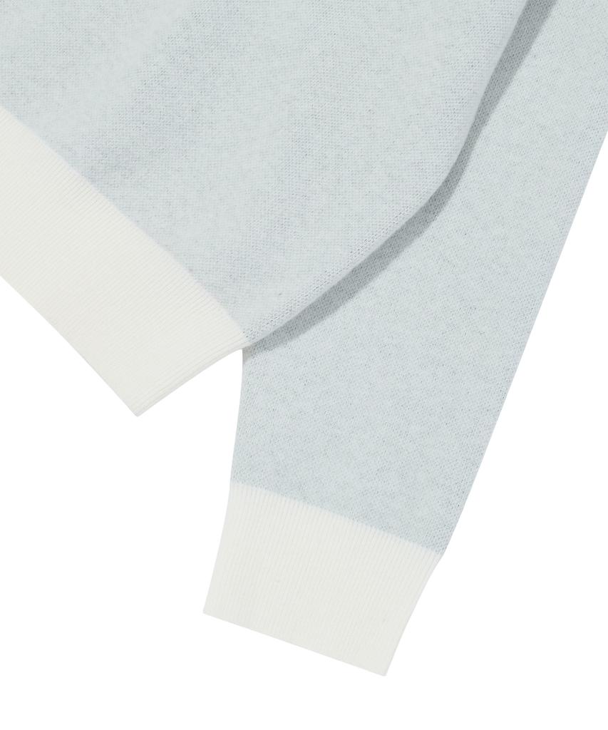 LMR Shangyongi Character Jacquard Crew Knit Ivory