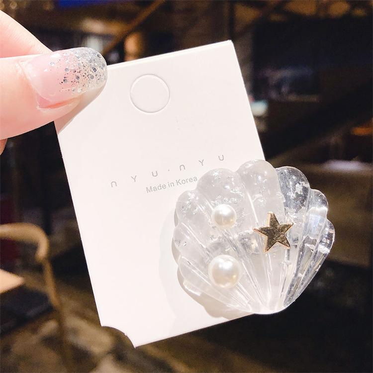 Korean Cute Colorful Shell Starfish Hair Clips Girls Women Hair Accessories