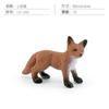 Simulation Forest Animal Set Model 10-Piece Fox Mink Bear Beaver Piglet Desktop Static Ornament Toy Batch