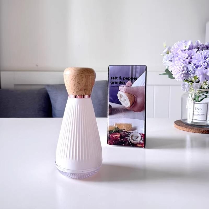 

Creative Exquisite Pepper Grinder, Household Kitchen Modern Simple Manual Black Pepper Grain Salt Chili Powder Grinding Bottle