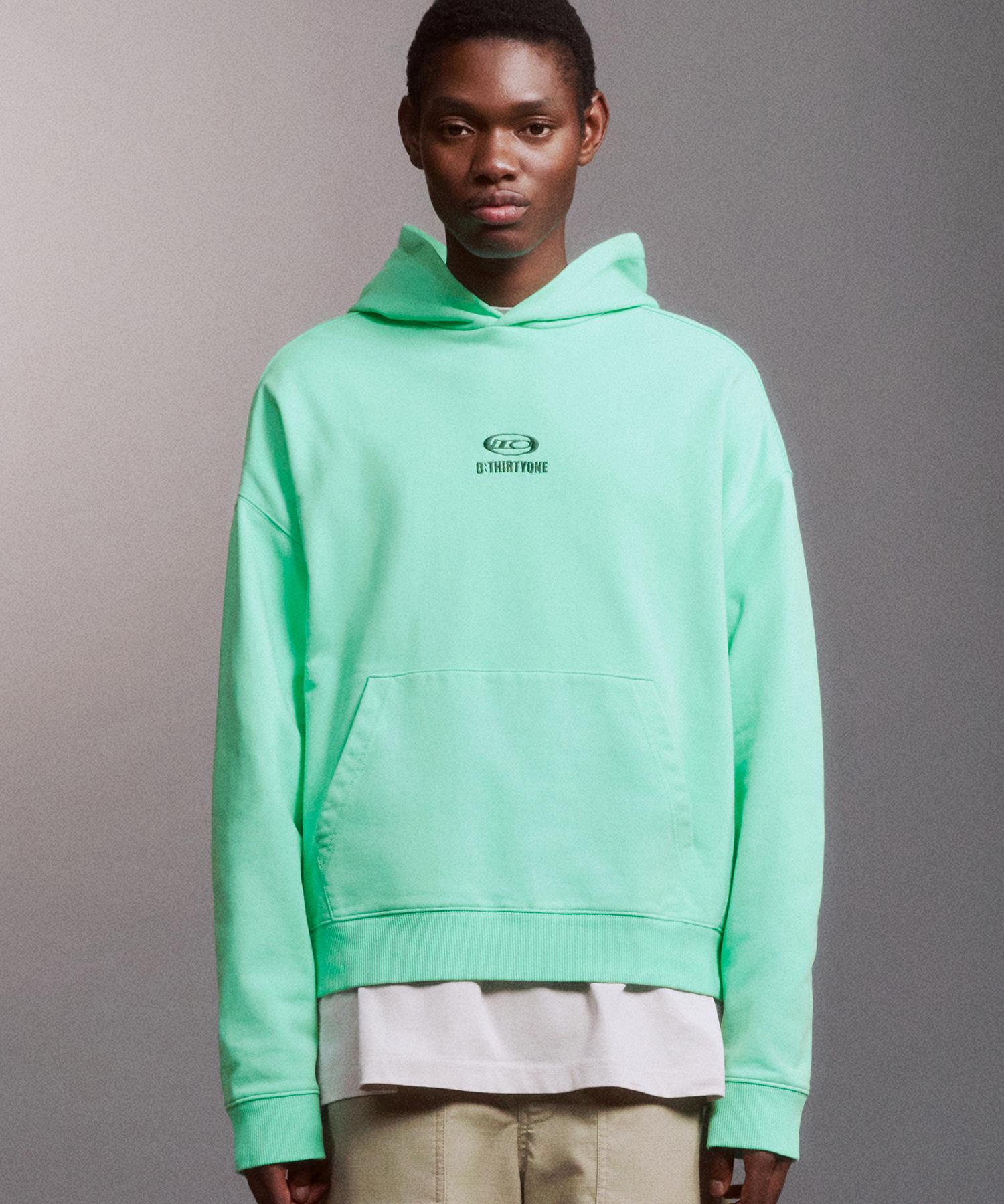 Dirty One Dto Embroidered Pigment Hoodie (Mint Green) Mint Green/0
