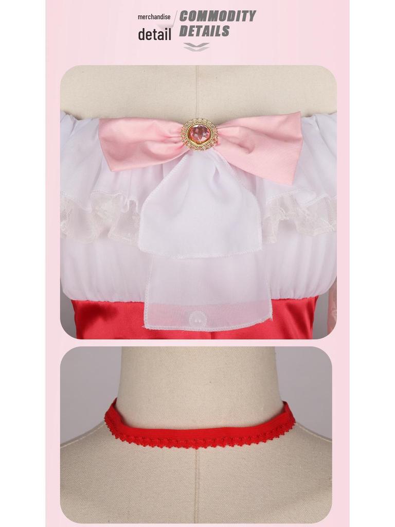 Puella Magi Madoka Magica Noc Walpurgii Różowa Suknia Balowa Zestaw Kostiumowy dla Kobiet