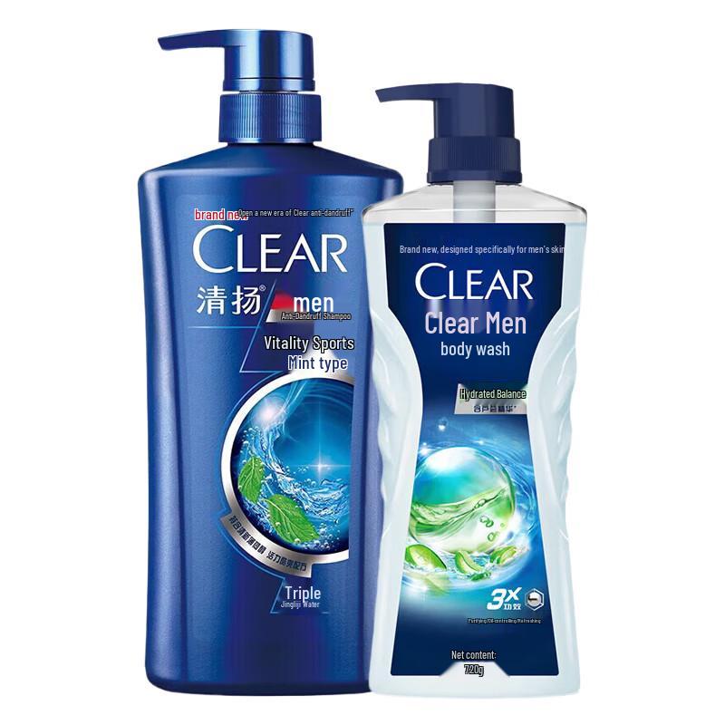

Clear Men Active Sport Mint Shampoo & Shower Gel Set