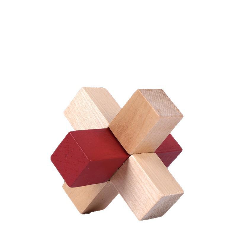 Beechwood Two-Color Educational Hero Lock Toy for Children's Early Learning